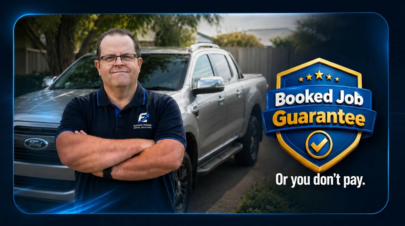 Booked Job Guarantee — 3 booked jobs in 30 days or you don't pay